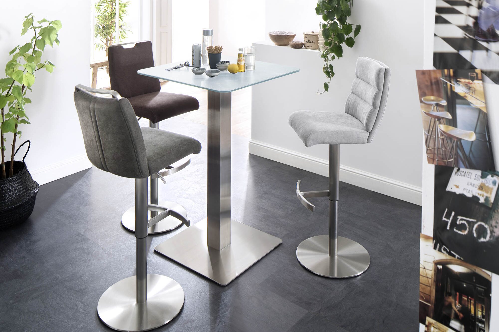 mca-bartisch-glas-barhocker-edelstahl