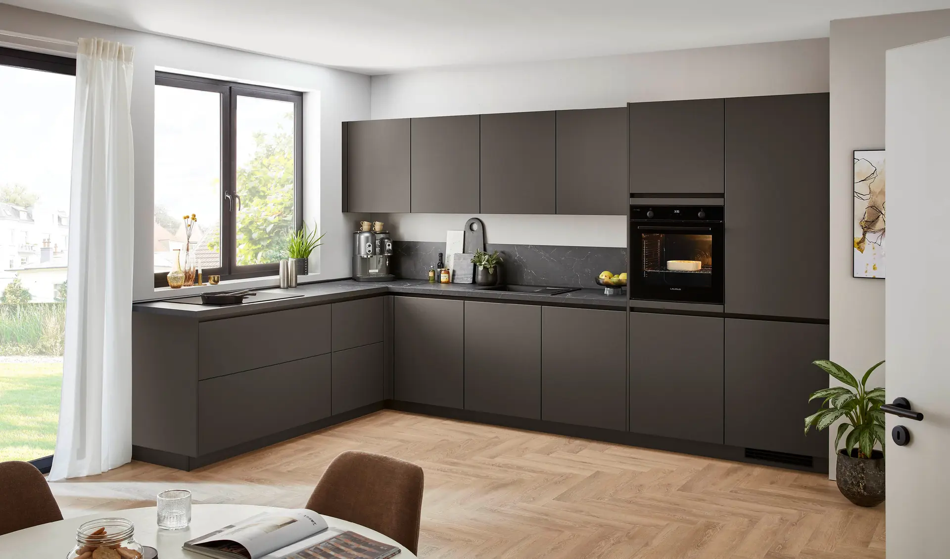 Magazin nobilia-kueche-softline-kaffee-perfect-matt-einbaukueche